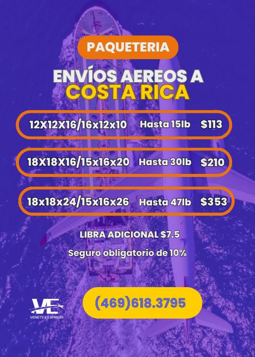 Envíos Aéreos Costa Rica