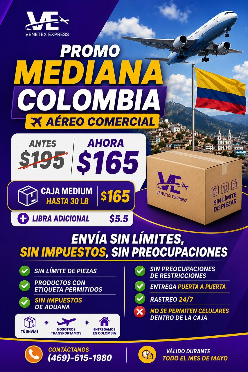 Promo Mediana Colombia Venetex