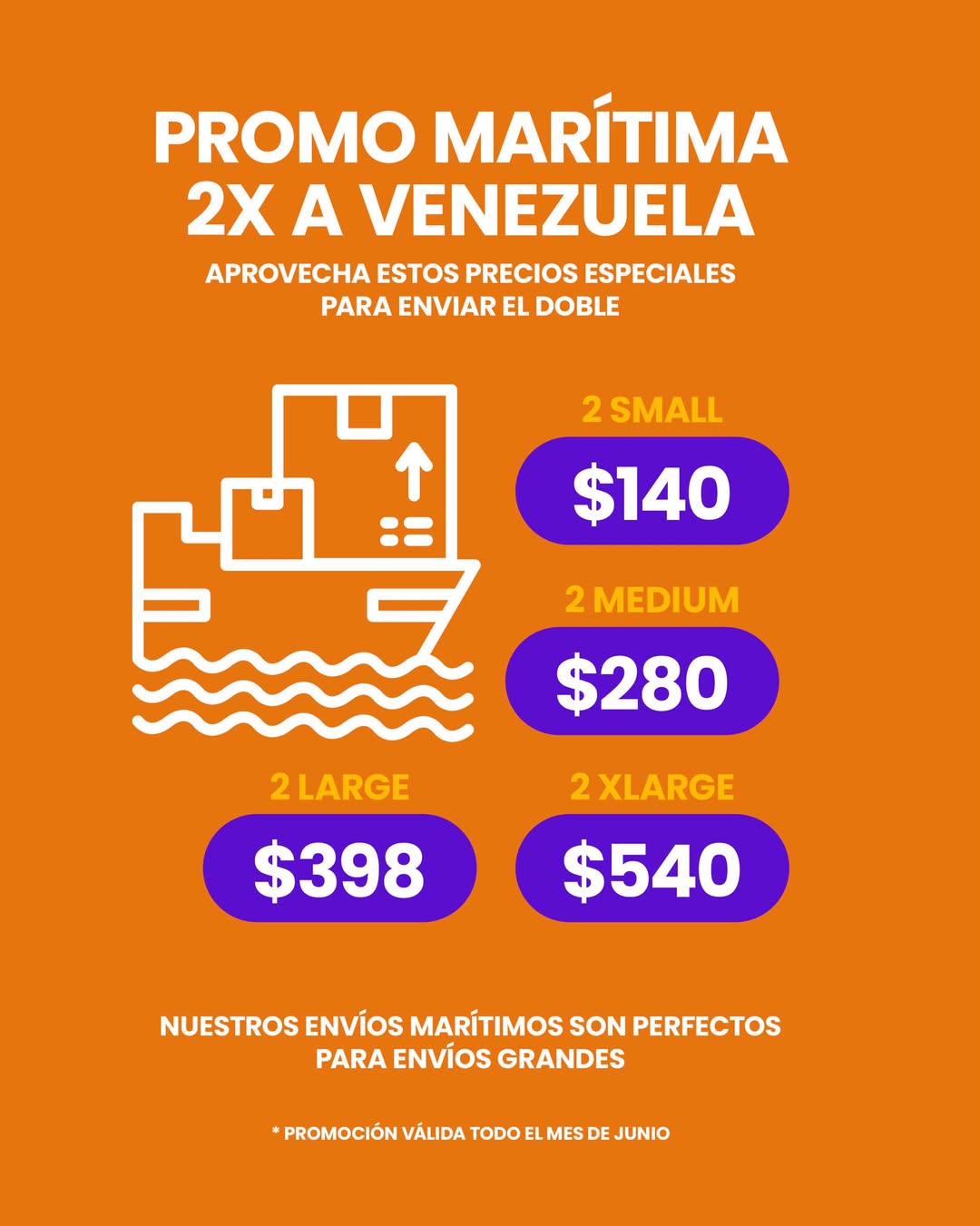 Promo X2 Marítimo Venezuela